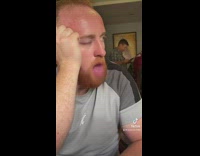 Guy eats at restaurant while wife films him