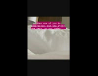 Girl in bed puts blanket over head