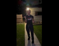 Man hits own head with nunchucks