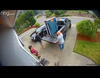 Ping Pong table fell on the man