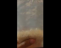 Rice grains float inside the plastic bag