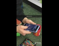 Girl types in super long passcode 