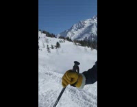 Backflip fail fresh snow brown pants 