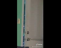 Girl tells ghost to close door thats right