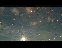 People shoot fireworks from street road neighborhood 