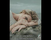 Lady was model before joining marine corps 