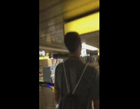 Collab DailyDoseOfInternet - Guy walks into yellow sign on ceiling 