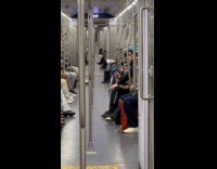 Filmer on aisle show train sway movement