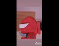 Collab BitchIG2 - Among us stop motion clay animation