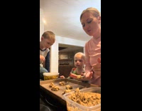 Babies say cooking with kaiya