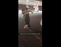 Collab BitchMP - Girl dance battles guy at gas station