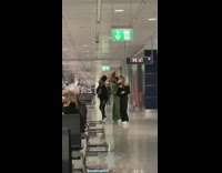 Three women jacket hoodie tiktok dance mall