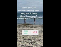 Woman black bikini photo shoot beach seaside