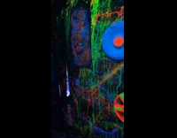 Guys in halloween maze afraid of clowns