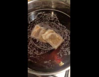 Tea bags in pot spin in circle