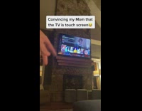 Collab BitchMP - Convincing mom TV touch screen