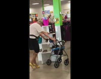 Collab BitchMP - Grandap tries on yellow heels 