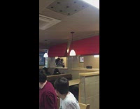 Three girls tiktok renegade dance restaurant