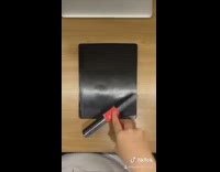 Girl manually prints photo of dolly parton 