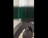 Guy sees layers of glass inside table 