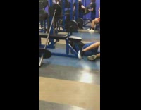 Collab Clips mpugc - Guy gym bench fail