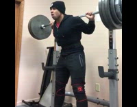 Collab Kale Salad IG - Guy does squats and falls down fail