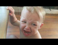 Toddler cry scared of word peanut butter