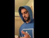 Guy takes biotin turns into grey cat 