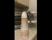 Coffee Creamer bottle lid slowly move