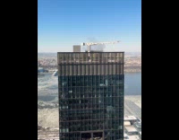 Ice forming on Hudson River