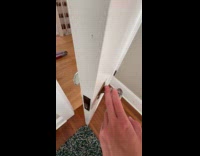 Submitter shows squeaky door