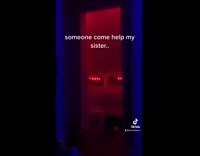 Collab BitchMP - Girl sits up in bed and starts to laugh manically and her lights change 