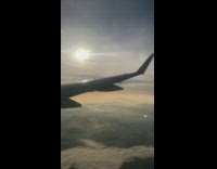 Collab Clips mpugc - Interesting looking cloud outside airplane window