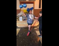 Three women ballerina toy box breaks broom