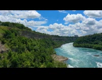 Niagara Falls view whirlpool aero car ride