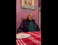 Grandpa tells grandchildren how he met nonna