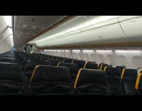 Four people passenger inside the airplane