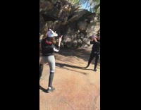 Walk by girl disney recording dance