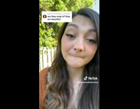 Lady Removes Dentures and Talks About Them