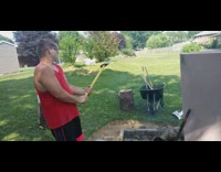 Red shirt guy fire axe fail 