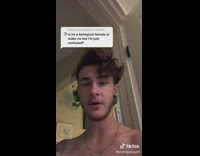 Guy says he is a biological make no hat 