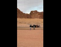 Man takes picture of himself at Maraya