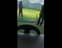 Collab Clips MPUGC - Woman playing golf lets club fly