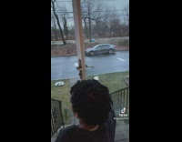 Little boy says bye to step dad going to work 