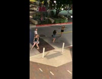 Woman dances to the Michael Jackson music