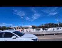 Random dark gray clouds on the sky