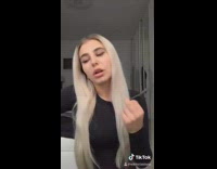 Collab BitchIG2 - Girl blonde hair transition short black brown