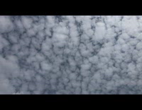 Clouds on the sky with cracks in between