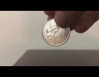 Quarter coin has tails on both sides 