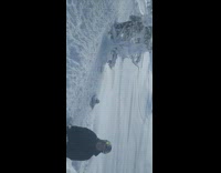 snowboarding kid scorpions on the snow